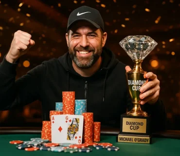Michael O’Grady выигрывает Diamond Cup