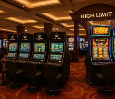 Игровые автоматы в Crown Melbourne: от классики до high-limit-зон